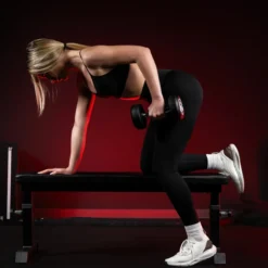 Gorilla Sports Flachbank verstellbar Weiss Best