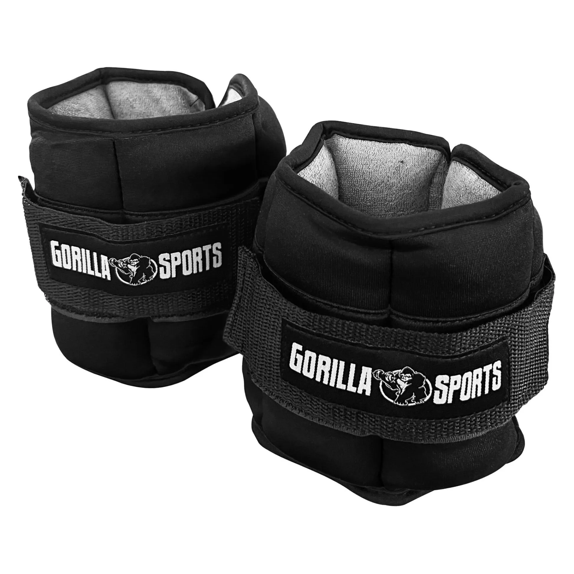 Gorilla Sports Gewichtsmanschetten Set verstellbar 0,45 - 2,25 kg Blau