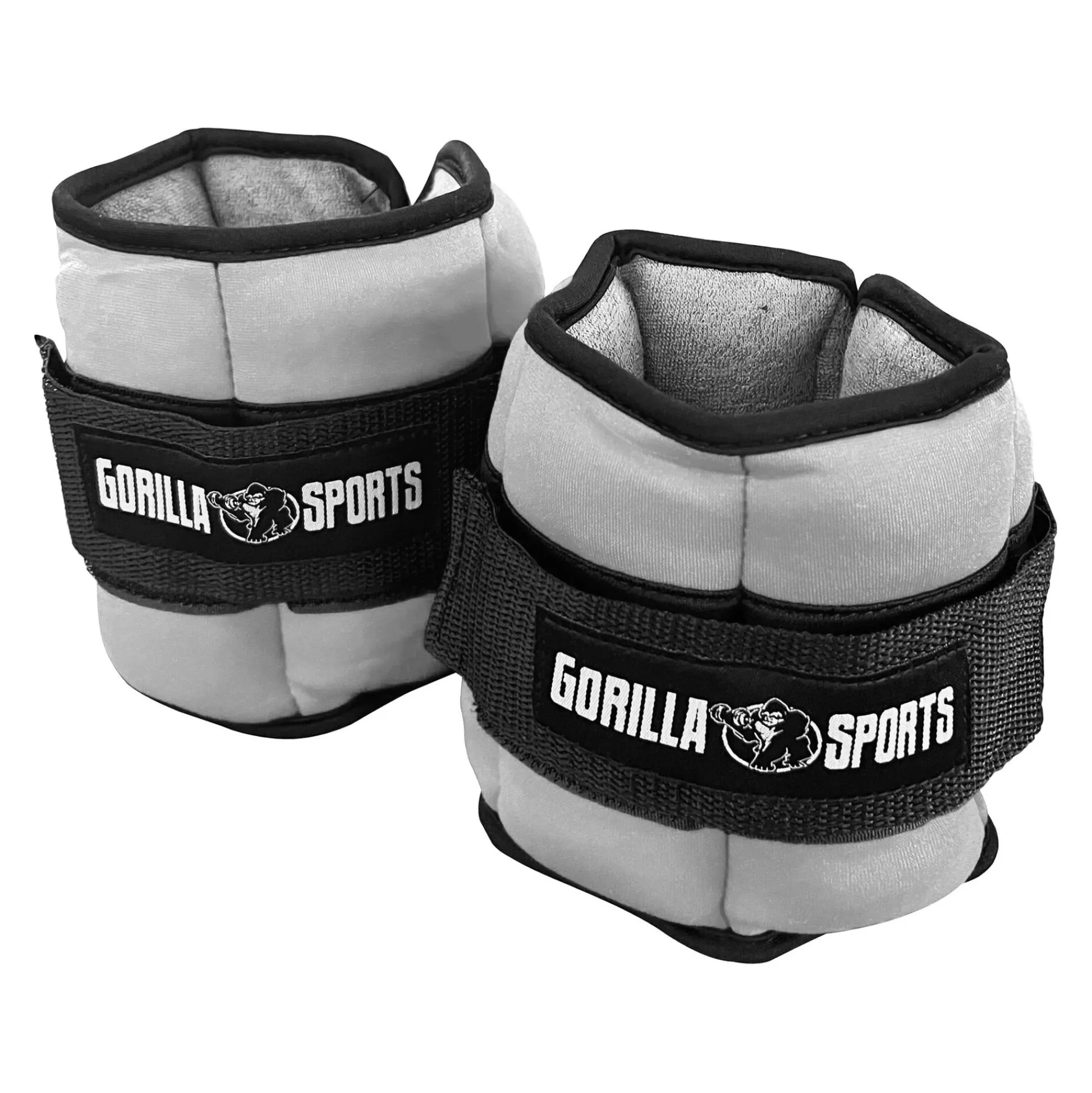 Gorilla Sports Gewichtsmanschetten Set verstellbar 0,45 - 2,25 kg Blau