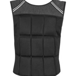 Gorilla Sports Gewichtsweste mit Klettverschluss und Reflektoren 10 - 18 kg Schwarz New