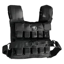 Gorilla Sports Gewichtsweste verstellbar 10/20/30 kg Schwarz New