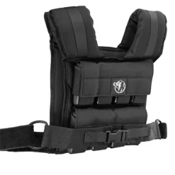 Gorilla Sports Gewichtsweste verstellbar 10/20/30 kg Schwarz Hot