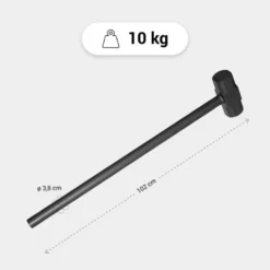 Gorilla Sports Gym Hammer aus Stahl 6 - 15 kg Grau Sale