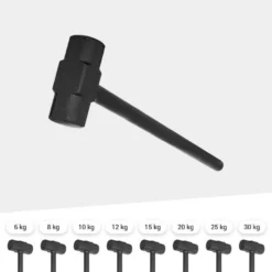 Gorilla Sports Gym Hammer aus Stahl 6 - 15 kg Grau Best