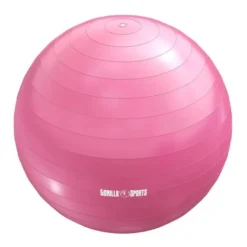 Gorilla Sports Gymnastikball inkl, Luftpumpe 55 - 75 cm Pink Outlet