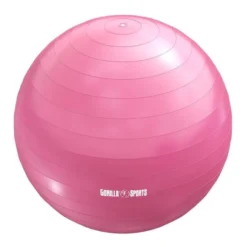 Gorilla Sports Gymnastikball inkl, Luftpumpe 55 - 75 cm Pink Sale