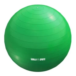 Gorilla Sports Gymnastikball inkl, Luftpumpe 55 - 75 cm Grau Outlet