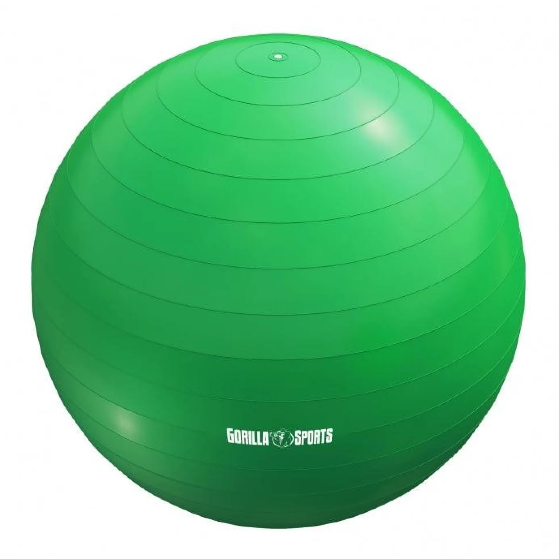 Gorilla Sports Gymnastikball inkl, Luftpumpe 55 - 75 cm Grau Best
