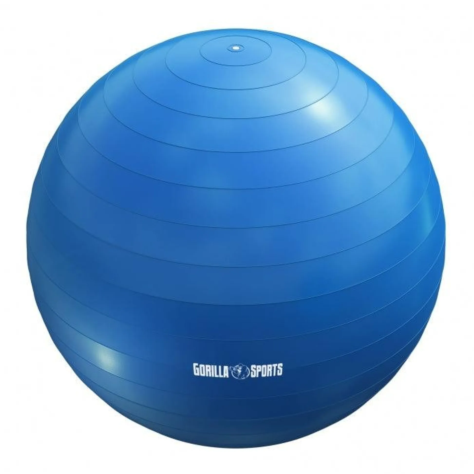 Gorilla Sports Gymnastikball inkl, Luftpumpe 55 - 75 cm Blau Outlet