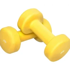 Gorilla Sports Gymnastikhanteln Neopren 2 x 1-10 Pfund (0,5 kg - 4,5 kg) Rosa Hot