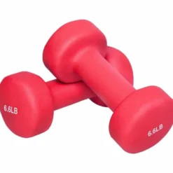 Gorilla Sports Gymnastikhanteln Neopren 2 x 1-10 Pfund (0,5 kg - 4,5 kg) Rosa Hot