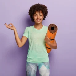 MOVIT Gymnastikmatte 190 x 100 cm in verschiedenen Farben Grau Sale