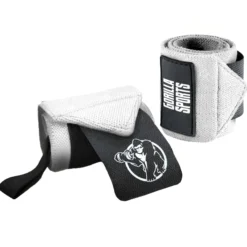 Gorilla Sports Handgelenk Bandage 2er Set 45 cm Grau Hot