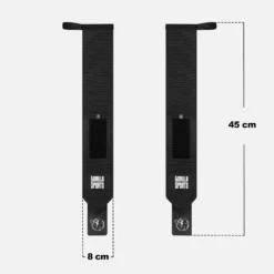 Gorilla Sports Handgelenk Bandage 2er Set 45 cm Grau Hot