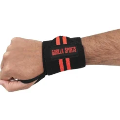 Gorilla Sports Handgelenkbandagen Schwarz / Rot Sale