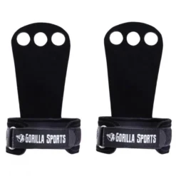 Gorilla Sports Hand Grips 2er Set S - L Schwarz Sale
