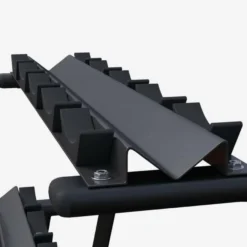 Gorilla Sports Hantelablage mit 2 Ablagen für 5 Kurzhantel Paare Schwarz New