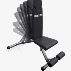 Gorilla Sports Hantelbank faltbar Schwarz Clearance