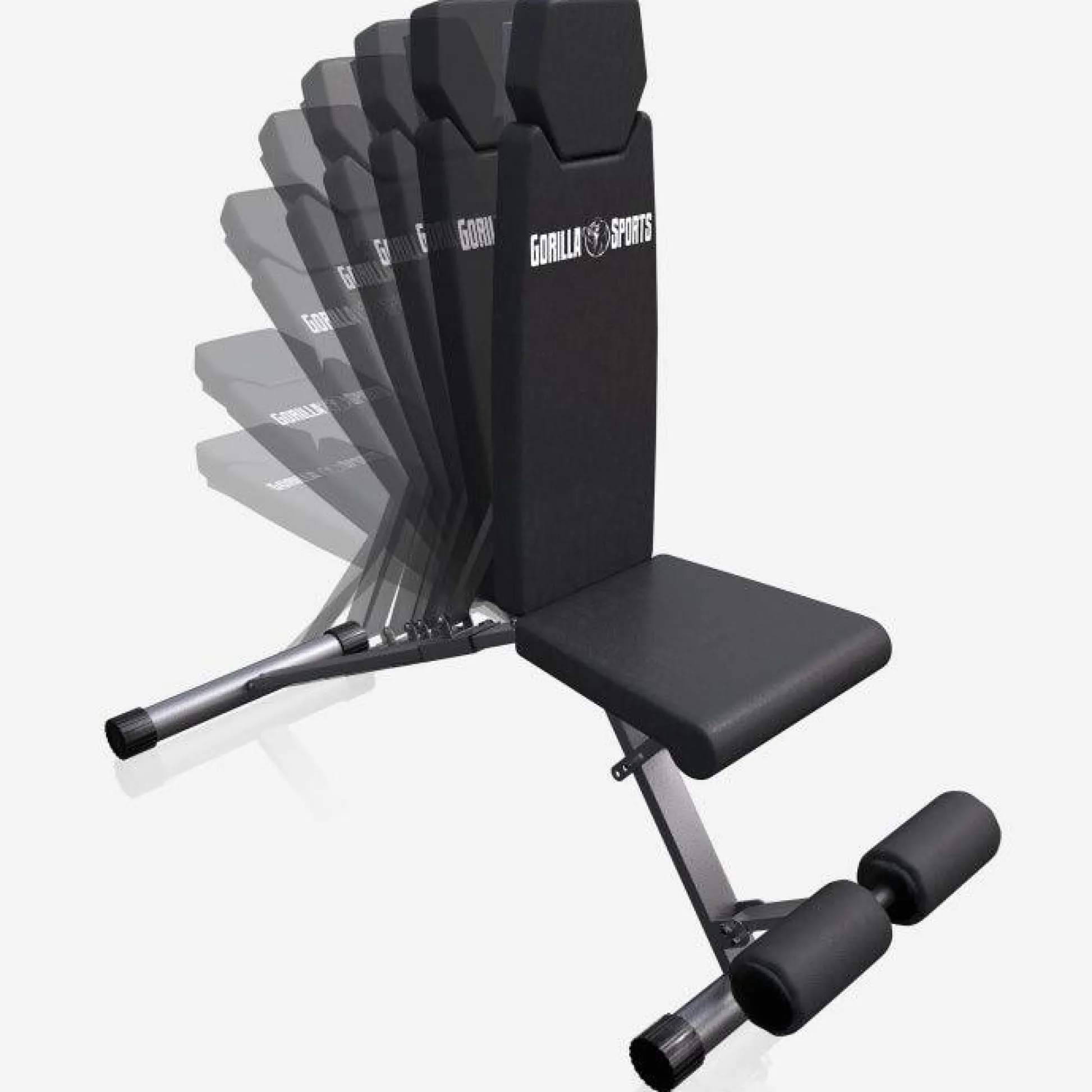 Gorilla Sports Hantelbank faltbar Schwarz Clearance