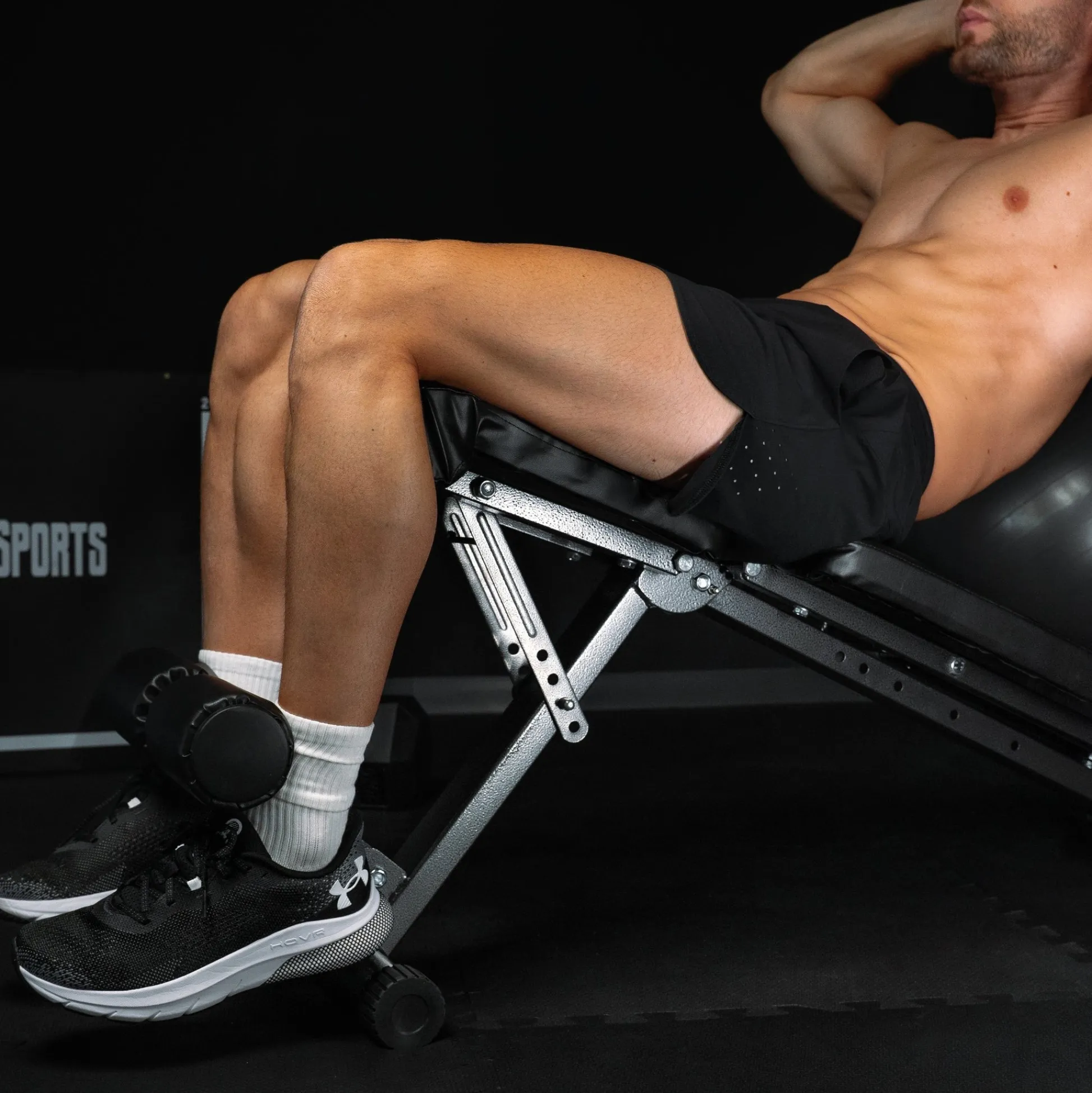Gorilla Sports Hantelbank faltbar Schwarz Clearance