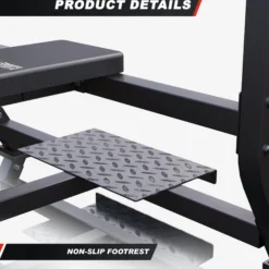 Gorilla Sports Hantelbank mit extra breiter Ablage Schwarz Best