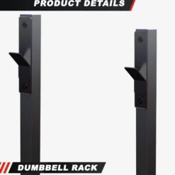 Gorilla Sports Hantelbank mit extra breiter Ablage Schwarz Best