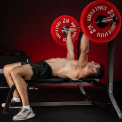 Gorilla Sports Hantelbank mit extra breiter Ablage Schwarz Best