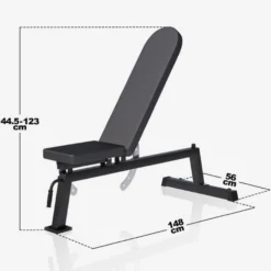 Gorilla Sports Hantelbank verstellbar Schwarz Sale