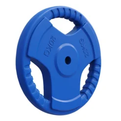 Gorilla Sports Hantelscheibe Gummi Gripper 1,25 - 25 kg Blau Best