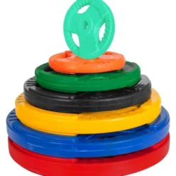 Gorilla Sports Hantelscheibe Gummi Gripper 1,25 - 25 kg Gelb Discount