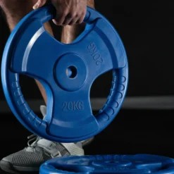 Gorilla Sports Hantelscheibe Gummi Gripper 1,25 - 25 kg Gelb Discount