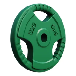 Gorilla Sports Hantelscheibe Gummi Gripper 1,25 - 25 kg Grün
