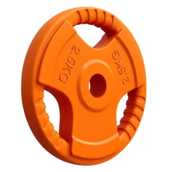 Gorilla Sports Hantelscheibe Gummi Gripper 1,25 - 25 kg Orange