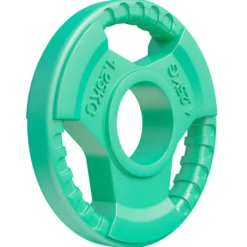 Gorilla Sports Hantelscheibe Gummi Gripper Olympia 1,25 - 25 kg Türkis