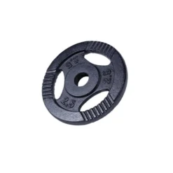 Gorilla Sports Hantelscheibe Gusseisen Gripper 0,5 - 20 kg Schwarz Outlet