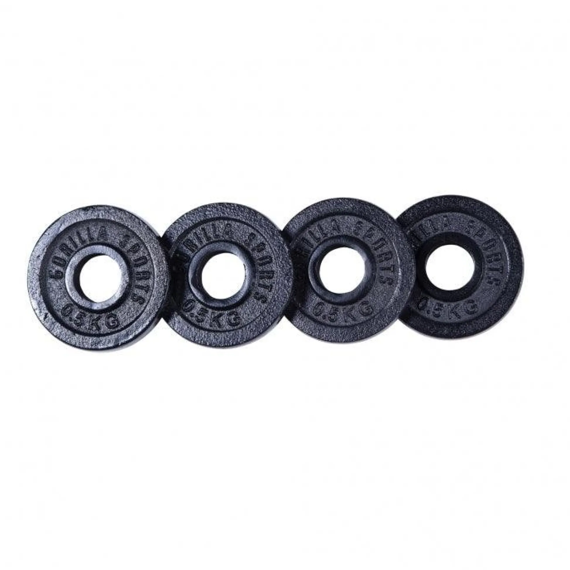 Gorilla Sports Hantelscheibe Gusseisen 0,5 - 30 kg Schwarz Online