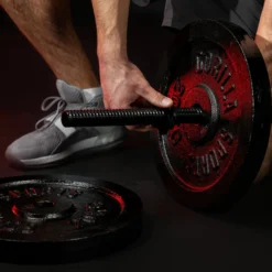 Gorilla Sports Hantelscheibe Gusseisen 0,5 - 30 kg Schwarz Best