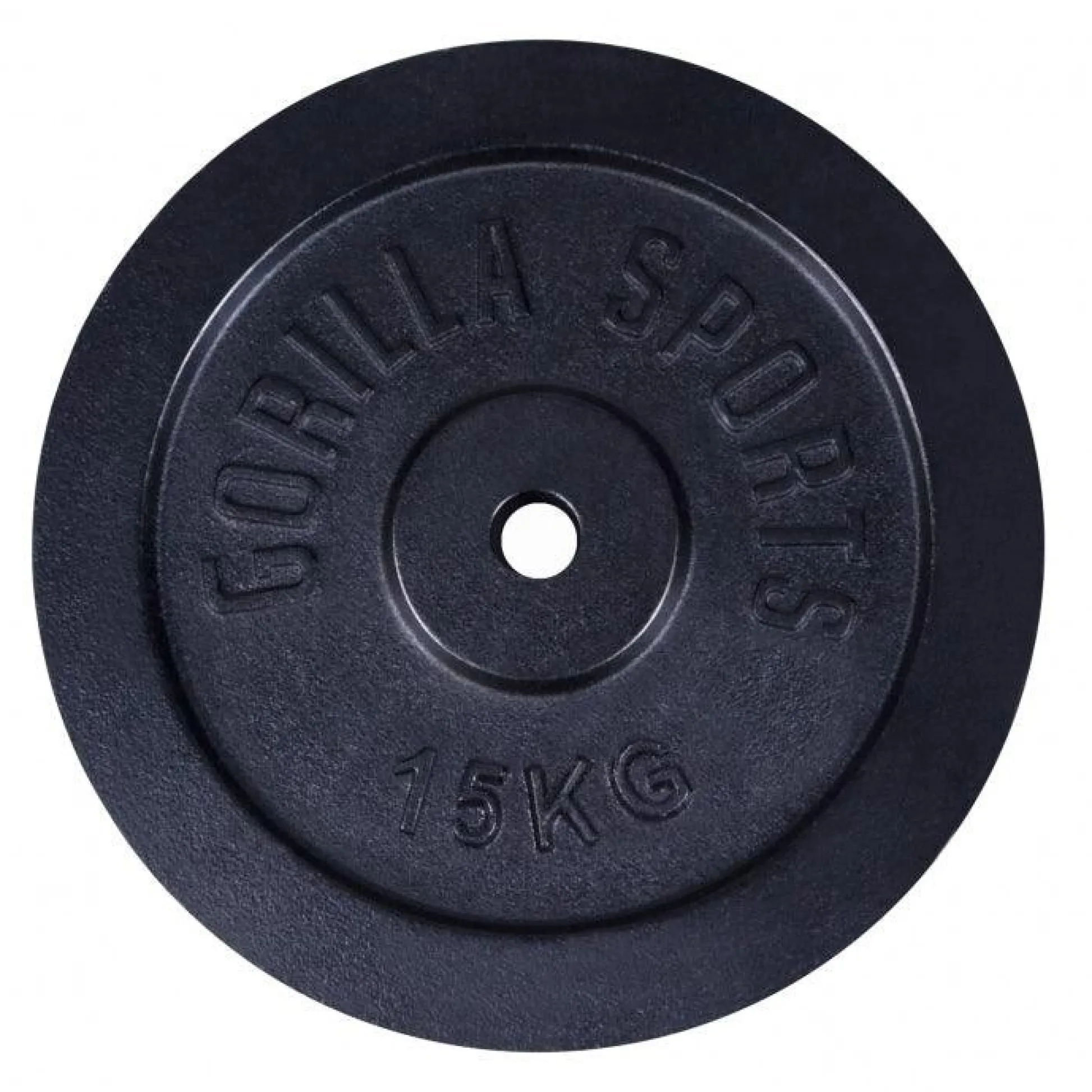 Gorilla Sports Hantelscheibe Gusseisen 0,5 - 30 kg Schwarz Outlet