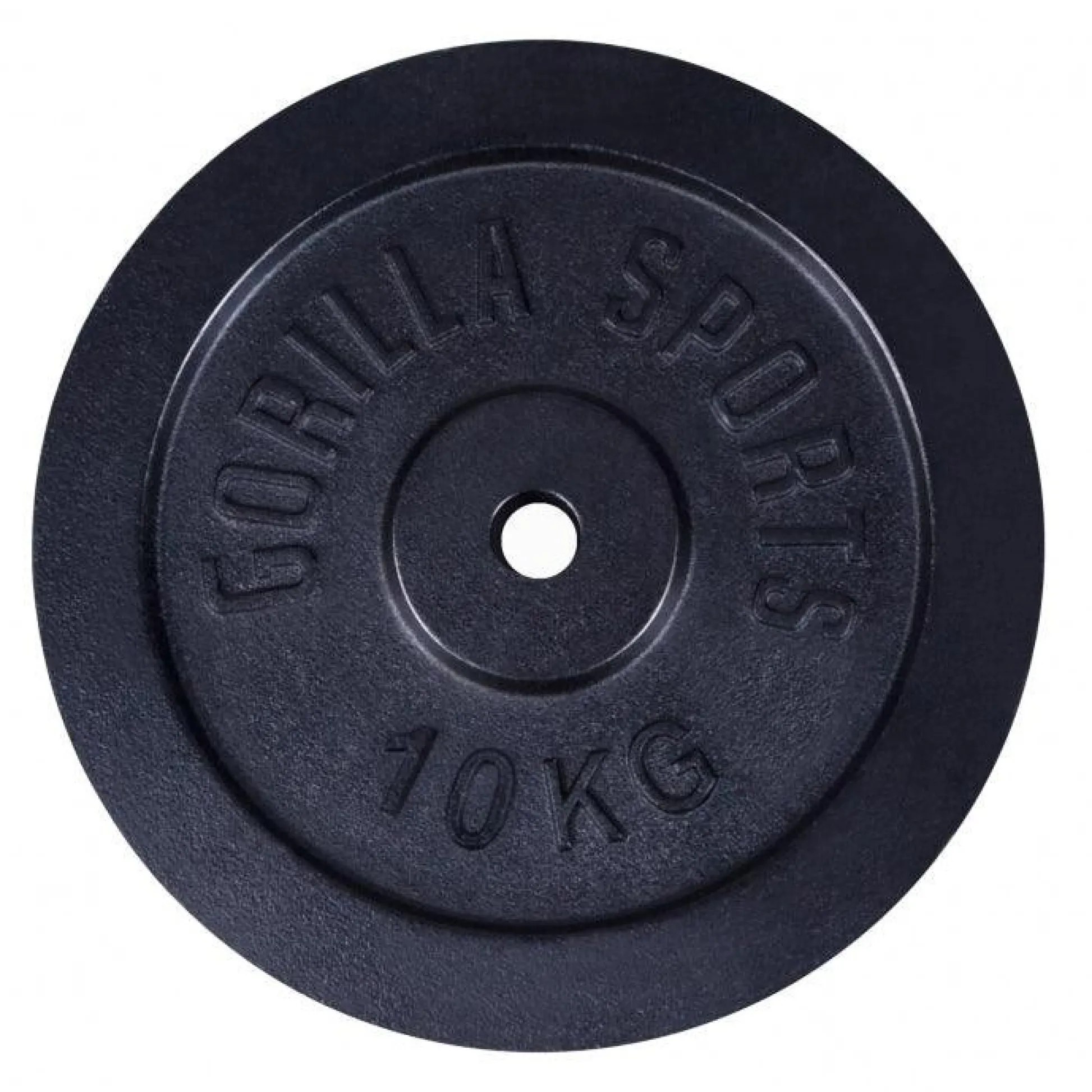 Gorilla Sports Hantelscheibe Gusseisen 0,5 - 30 kg Schwarz Clearance