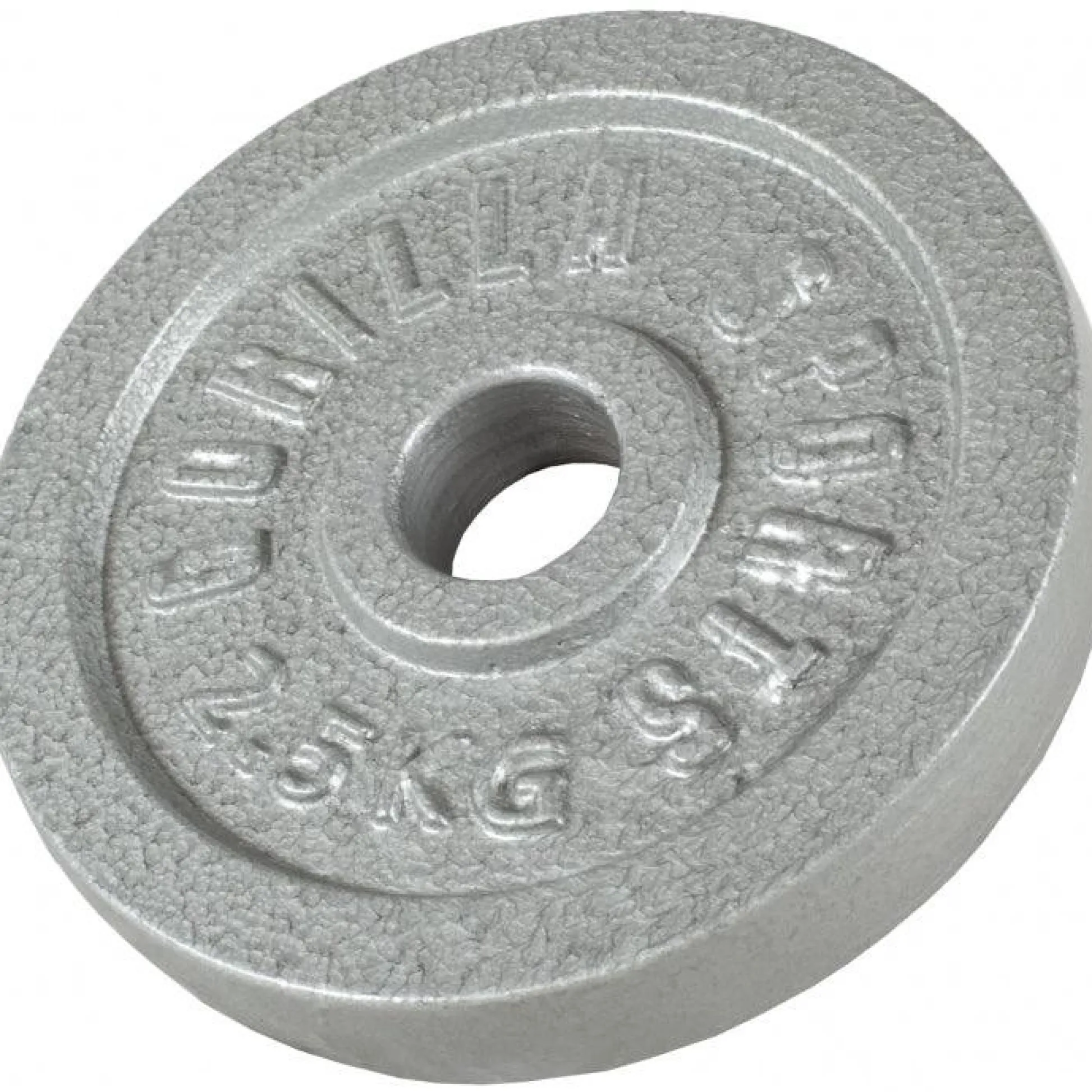 Gorilla Sports Hantelscheibe Gusseisen 0,5 - 30 kg Silber Sale
