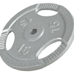 Gorilla Sports Hantelscheibe Guss Gripper - 2,5-45 lb (1,1-20,4 kg), 1