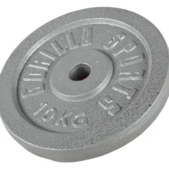 Gorilla Sports Hantelscheibe Guss - 2,5 - 55 Pfund (1,1 - 24,9 kg), Ø 1