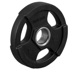 Gorilla Sports Hantelscheibe Kunststoff Gripper Olympia PRO 1,25 - 25 kg Schwarz New