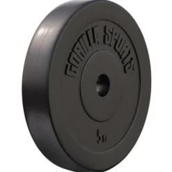 Gorilla Sports Hantelscheibe Kunststoff 1,25 - 15 kg Schwarz Online