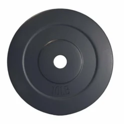 Gorilla Sports Hantelscheibe Kunststoff - 2,5-35 lb (1,1-15,9 kg) Ø 1'' (2,5 cm), Zement, Schwarz New