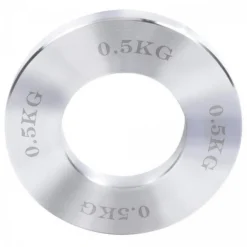 Gorilla Sports Hantelscheiben Set Chrom Olympia 5 kg inkl, Tragetasche Silber Discount