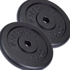 ScSports Hantelscheiben Set Gusseisen 15 - 60 kg Schwarz Online