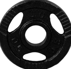 MOVIT Hantelscheiben Set 30/31 mm Gusseisen Gripper 2 - 30 kg Schwarz New