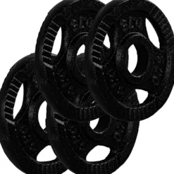 MOVIT Hantelscheiben Set 30/31 mm Gusseisen Gripper 2 - 30 kg Schwarz Online