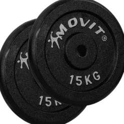 MOVIT Hantelscheiben Set 30/31 mm 2 - 40 kg Schwarz Outlet
